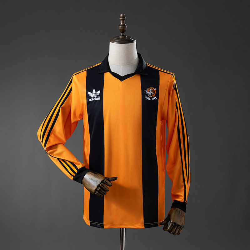 Hull City 81-82 Home Long-Sleeve Retro Jersey S-XXL